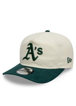 New Era Czapka z daszkiem Script Oakland Athletics Golfer 60595252 Biały ze sklepu MODIVO w kategorii Czapki z daszkiem męskie - zdjęcie 181893794