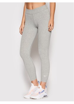 Nike Legginsy Sportswear Essential CZ8532 Szary Slim Fit ze sklepu MODIVO w kategorii Spodnie damskie - zdjęcie 181893900