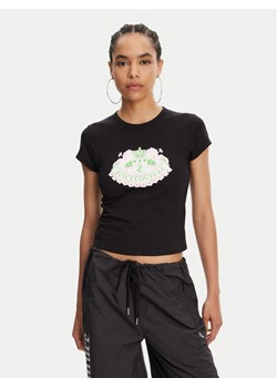 Juicy Couture T-Shirt Hibiscus JCGCT125041 Czarny Slim Fit ze sklepu MODIVO w kategorii Bluzki damskie - zdjęcie 181893943
