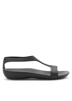 Crocs Sandały SERENA SANDAL 205469-060 Czarny ze sklepu MODIVO w kategorii Sandały damskie - zdjęcie 181894233