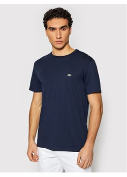Lacoste T-Shirt TH6709 Granatowy Regular Fit ze sklepu MODIVO w kategorii T-shirty męskie - zdjęcie 181894434