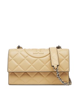 Torebka Tory Burch 164800 Écru ze sklepu eobuwie.pl w kategorii Kopertówki - zdjęcie 181896951