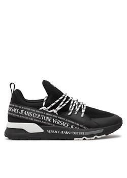 Sneakersy Versace Jeans Couture 76YA3SA3 Czarny ze sklepu eobuwie.pl w kategorii Buty sportowe męskie - zdjęcie 181897103
