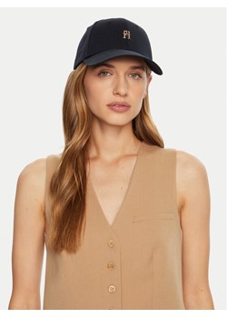 Czapka z daszkiem Tommy Hilfiger AW0AW16843 Granatowy ze sklepu eobuwie.pl w kategorii Czapki z daszkiem damskie - zdjęcie 181897144