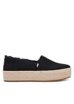 Espadryle Toms Valencia 10019795 Czarny ze sklepu eobuwie.pl w kategorii Espadryle damskie - zdjęcie 181897171