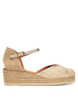 Espadryle Unisa Chat 25 Rfo Beżowy ze sklepu eobuwie.pl w kategorii Espadryle damskie - zdjęcie 181897723