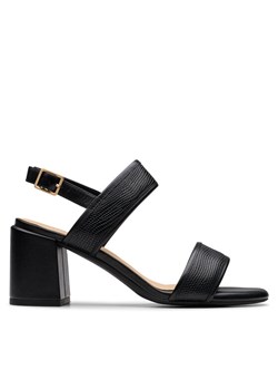 Sandały Clarks Ezoria Sling 26181300 Czarny ze sklepu eobuwie.pl w kategorii Sandały damskie - zdjęcie 181897823