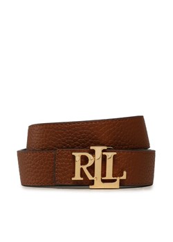 Pasek Damski Lauren Ralph Lauren 412912039002 Brązowy ze sklepu eobuwie.pl w kategorii Paski damskie - zdjęcie 181898050
