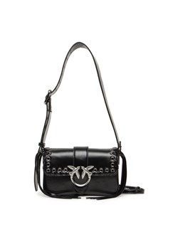 Torebka PINKO Love One Mini Slouchy Fl PE 25 PLTT 104340 A28D Czarny ze sklepu eobuwie.pl w kategorii Kopertówki - zdjęcie 181898220