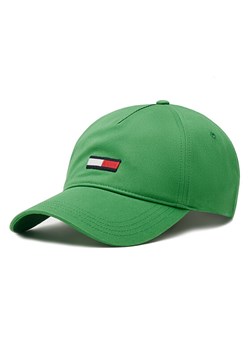 Czapka z daszkiem Tommy Jeans Flag AW0AW14594 Zielony ze sklepu eobuwie.pl w kategorii Czapki z daszkiem damskie - zdjęcie 181898553