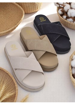 Royalfashion Klapki damskie płaskie Evre ze sklepu royalfashion.pl w kategorii Klapki damskie - zdjęcie 181909040