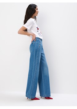 Mohito - Jeansy wide leg - niebieski ze sklepu Mohito w kategorii Jeansy damskie - zdjęcie 181910624
