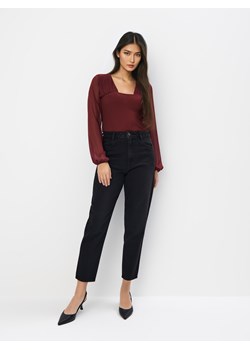 Mohito - Jeansy mom fit - czarny ze sklepu Mohito w kategorii Jeansy damskie - zdjęcie 181910780