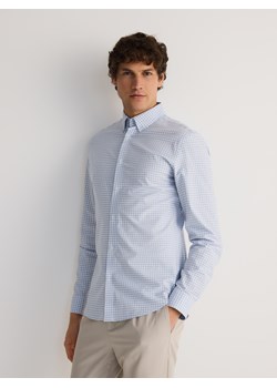 Reserved - Koszula slim fit w kratę - jasnoniebieski ze sklepu Reserved w kategorii Koszule męskie - zdjęcie 181913262