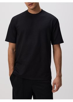 Reserved - Strukturalny t-shirt comfort fit - czarny ze sklepu Reserved w kategorii T-shirty męskie - zdjęcie 181914590