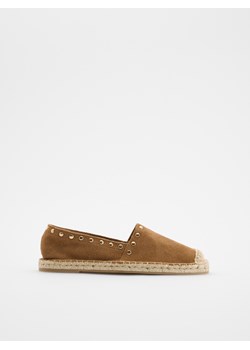 Reserved - Zamszowe espadryle z okuciami - beżowy ze sklepu Reserved w kategorii Espadryle damskie - zdjęcie 181914633
