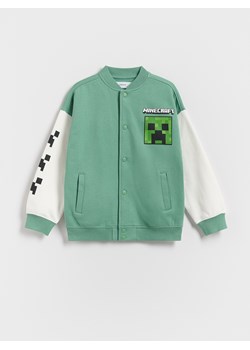 Reserved - Bluza Minecraft - zielony ze sklepu Reserved w kategorii Bluzy chłopięce - zdjęcie 181914654