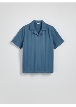 Reserved - Strukturalne polo comfort fit - granatowy ze sklepu Reserved w kategorii T-shirty męskie - zdjęcie 181915593
