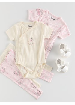 Reserved - Body Kubuś Puchatek 2 pack - pastelowy róż ze sklepu Reserved w kategorii Komplety niemowlęce - zdjęcie 181917682
