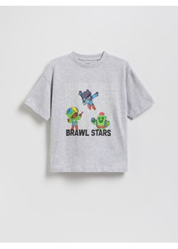 Reserved - T-shirt Brawl Stars - jasnoszary ze sklepu Reserved w kategorii T-shirty chłopięce - zdjęcie 181918184