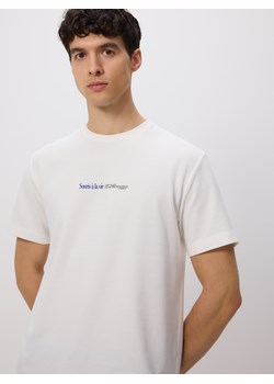 Reserved - T-shirt comfort z nadrukiem - złamana biel ze sklepu Reserved w kategorii T-shirty męskie - zdjęcie 181918580