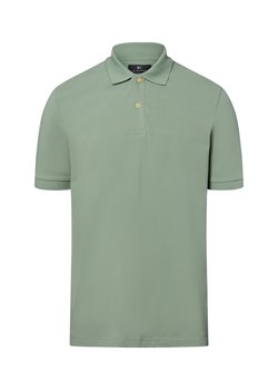 Nils Sundström Męska koszulka polo Mężczyźni Bawełna miętowy jednolity ze sklepu vangraaf w kategorii T-shirty męskie - zdjęcie 181919621