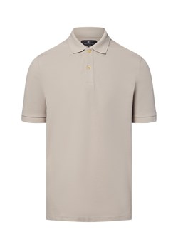 Nils Sundström Męska koszulka polo Mężczyźni Bawełna melanżowy jednolity ze sklepu vangraaf w kategorii T-shirty męskie - zdjęcie 181919633