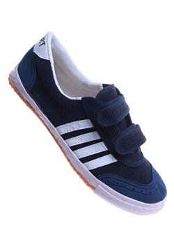 Chłopięce granatowe trampki halówki /A4-1 17642 T233/ ze sklepu Pantofelek24.pl w kategorii Trampki dziecięce - zdjęcie 181919900