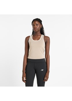 Koszulka damska New Balance WT51401ADS – beżowa ze sklepu New Balance Poland w kategorii Bluzki damskie - zdjęcie 181924832