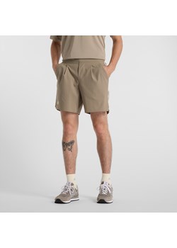 Spodenki męskie New Balance MS41401ADS – beżowe ze sklepu New Balance Poland w kategorii Spodenki męskie - zdjęcie 181924841