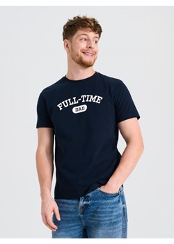 Sinsay - Koszulka "Tata na pełen etat" - granatowy ze sklepu Sinsay w kategorii T-shirty męskie - zdjęcie 181929533