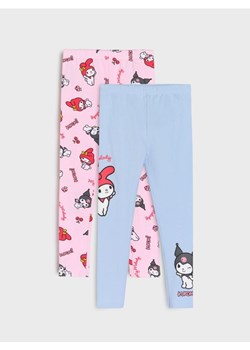 Sinsay - Legginsy 2 pack Kuromi - fioletowy ze sklepu Sinsay w kategorii Spodnie dziewczęce - zdjęcie 181929542