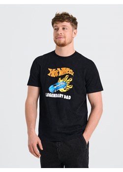 Sinsay - Koszulka Hot Wheels - czarny ze sklepu Sinsay w kategorii T-shirty męskie - zdjęcie 181930021