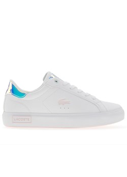 Buty Lacoste Powercourt 747SUJ0013-1Y9 - białe ze sklepu streetstyle24.pl w kategorii Buty sportowe damskie - zdjęcie 181930293