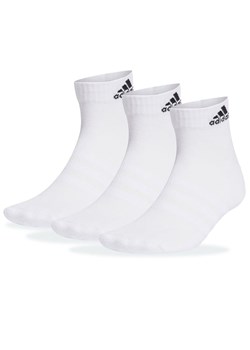 Skarpety adidas Sportswear Cushioned Sportswear Ankle Socks 3 Pairs HT3441 - białe ze sklepu streetstyle24.pl w kategorii Skarpetki męskie - zdjęcie 181930321