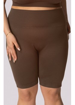 Mona kolarki damskie w kolorze caffe Base Plus Size, Kolor caffe, Rozmiar 2XL, Mona ze sklepu Intymna w kategorii Szorty - zdjęcie 181932053