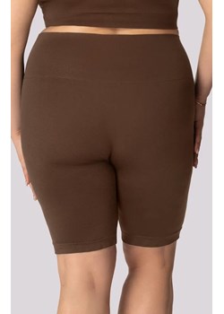 Mona kolarki damskie w kolorze caffe Base Plus Size, Kolor caffe, Rozmiar 2XL, Mona ze sklepu Intymna w kategorii Szorty - zdjęcie 181932054