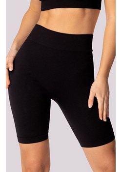 Mona kolarki damskie czarna Ribbed, Kolor czarny, Rozmiar L/XL, Mona ze sklepu Intymna w kategorii Szorty - zdjęcie 181932071