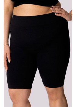 Mona kolarki damskie czarne Ribbed Plus Size, Kolor czarny, Rozmiar 2XL, Mona ze sklepu Intymna w kategorii Szorty - zdjęcie 181932073