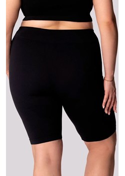 Mona kolarki damskie czarne Ribbed Plus Size, Kolor czarny, Rozmiar 2XL, Mona ze sklepu Intymna w kategorii Szorty - zdjęcie 181932074