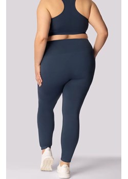 Mona legginsy damskie granatowe Base Plus Size, Kolor granatowy, Rozmiar 2XL, Mona ze sklepu Intymna w kategorii Spodnie damskie - zdjęcie 181932082