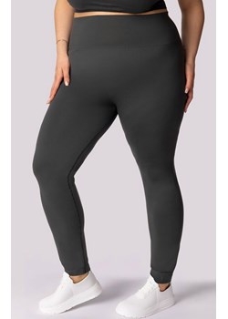 Mona legginsy damskie szar Base Plus Size, Kolor szary, Rozmiar 2XL, Mona ze sklepu Intymna w kategorii Spodnie damskie - zdjęcie 181932084