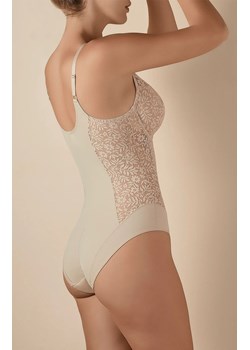 Koronkowe body damskie beżowe Graziella, Kolor beżowy, Rozmiar 70C, Selene ze sklepu Intymna w kategorii Body damskie - zdjęcie 181932202