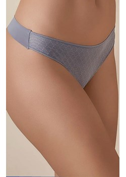Stringi damskie szare Katia, Kolor szary, Rozmiar XL, Selene ze sklepu Intymna w kategorii Majtki damskie - zdjęcie 181932220