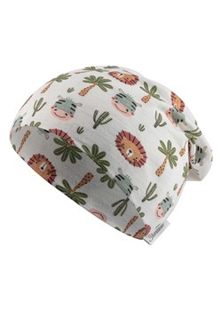 Sterntaler Czapka beanie &quot;Safaritiere&quot; w kolorze kremowo-błękitno-zielonym ze sklepu Limango Polska w kategorii Czapki dziecięce - zdjęcie 181933154