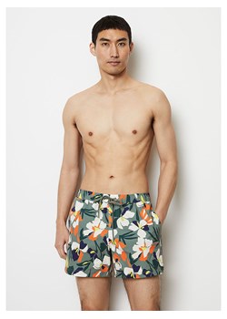 Marc O´Polo Bodywear Szorty kąpielowe w kolorze oliwkowo-pomarańczowo-kremowym ze sklepu Limango Polska w kategorii Kąpielówki - zdjęcie 181933713