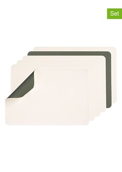 Björn Podkładki (6 szt.) w kolorze kremowo-zielonym - 44,5 x 30 cm ze sklepu Limango Polska w kategorii Podkładki na stół - zdjęcie 181933780