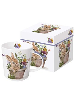 ppd Kubek jumbo &quot;Colette&quot; w kolorze biało-jasnobrązowym - 400 ml ze sklepu Limango Polska w kategorii Kubki - zdjęcie 181933862