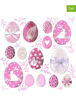 ppd Serwetki (40 szt.) &quot;Easter&quot; w kolorze biało-jasnoróżowym ze sklepu Limango Polska w kategorii Akcesoria kuchenne - zdjęcie 181933863