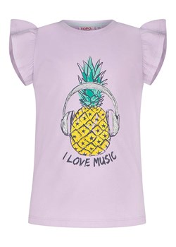 Topo Koszulka &quot;Pineapple in lavender&quot; w kolorze fioletowym ze sklepu Limango Polska w kategorii Bluzki dziewczęce - zdjęcie 181934441